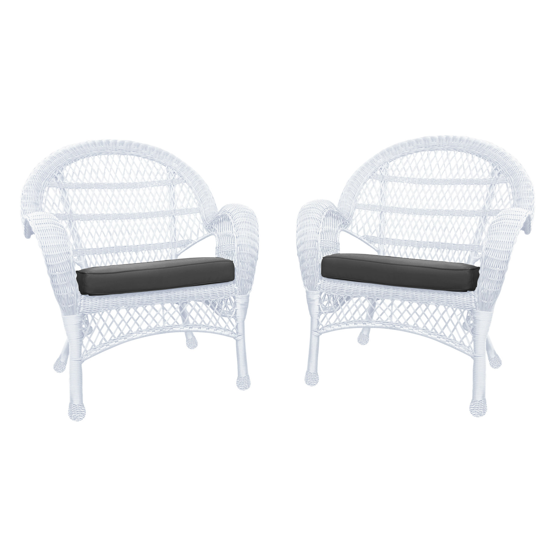 Jeco Inc. Wicker Chair with Cushions & Reviews Wayfair